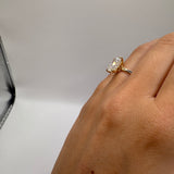 3ct Elongated Cushion Moissanite Solitaire