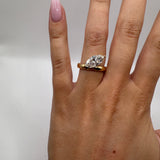 2ct Slanted Marquise Solitaire