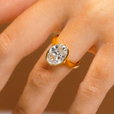 The Florence Bezel Oval Ring