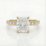 The Juliet Pave Radiant Engagement Ring
