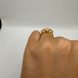 2.5ct Pear Trilogy Engagement Ring