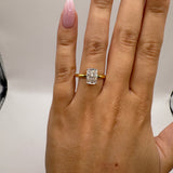 2.04ct Elongated Cushion Solitaire