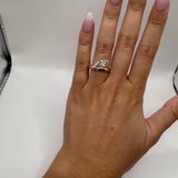 2ct Slanted Marquise Solitaire
