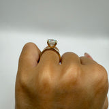 3ct Round Lab Grown Diamond Engagement Ring Size 5