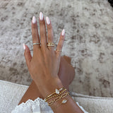 Bezel Marquise Chain