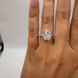 3.75ct Elongated Cushion Lab Grown Diamond Size 6.25