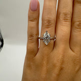 2ct Marquise lab grown diamond size 6.25