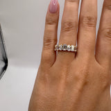 Half Eternity Wedding Band Size 5