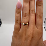 Curved Wedding Band Size 5