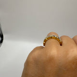 Emerald Half Eternity Band Size 5