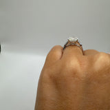Oval Lab Grown Engagement Ring Size 4