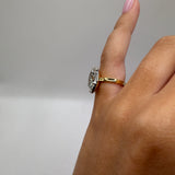 1.8ct Lab Grown Marquise Pinky Ring Size 3.5