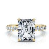 The Juliet Pave Radiant Engagement Ring