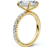 The Juliet Pave Radiant Engagement Ring