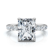 The Juliet Pave Radiant Engagement Ring