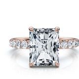 The Juliet Pave Radiant Engagement Ring