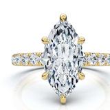 The Juliet Pave Marquise Engagement Ring