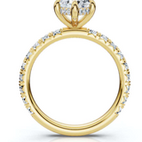 The Juliet Pave Marquise Engagement Ring