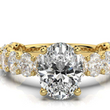 The Estelle Oval Engagement Ring
