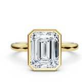 The Florence Bezel Emerald Solitaire
