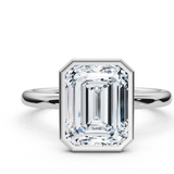 The Florence Bezel Emerald Solitaire