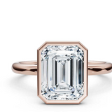 The Florence Bezel Emerald Solitaire