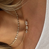 Oval Diamond Pendant