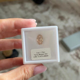 Champagne Old Mine Cut Oval 2.70ct Diamond