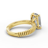 The Goldie Emerald Solitaire